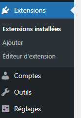 Pour installer de nouveaux plugins, allez dans Plugins > Ajouter.