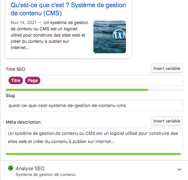 Méta-description des articles en SEO